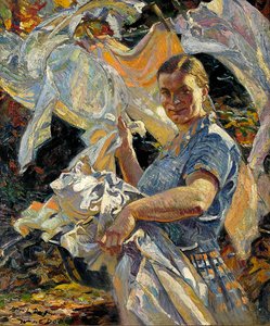 La Corde à linge - William de Leftwich Dodge